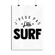 Affiche j'peux pas j'ai surf 2