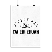Affiche j'peux pas j'ai taï chi chuan 2