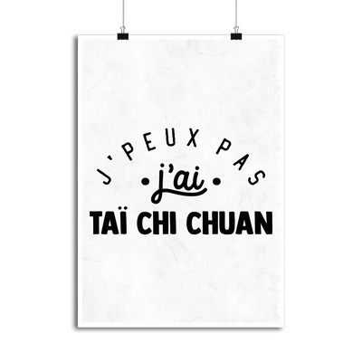 Affiche j'peux pas j'ai taï chi chuan 2