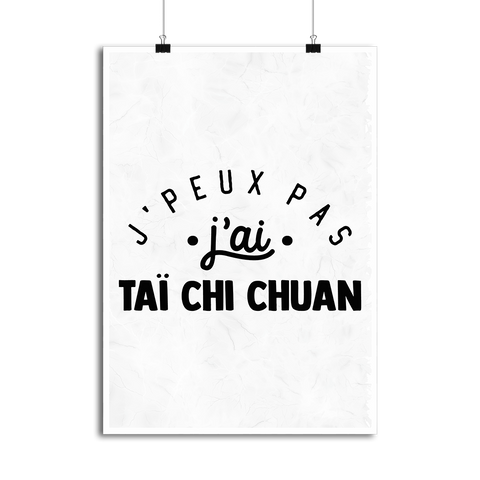 Affiche j'peux pas j'ai taï chi chuan 2