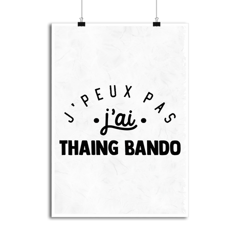 Affiche j'peux pas j'ai thaing bando 2