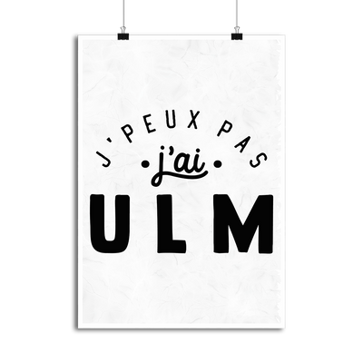 Affiche j'peux pas j'ai ulm 2
