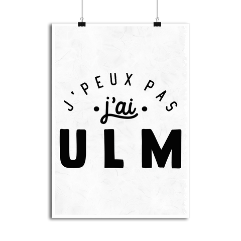 Affiche j'peux pas j'ai ulm 2