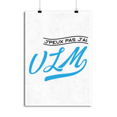 Affiche j'peux pas j'ai ulm