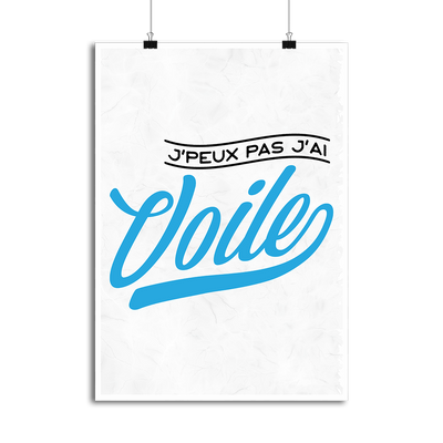 Affiche j'peux pas j'ai voile