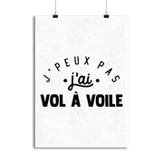 Affiche j'peux pas j'ai vol à voile 2