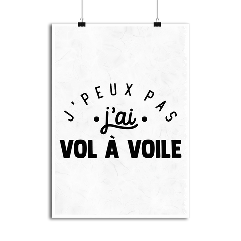 Affiche j'peux pas j'ai vol à voile 2