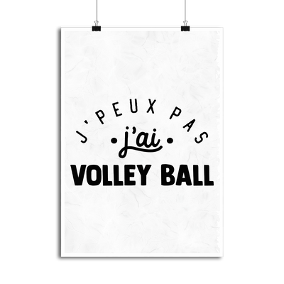 Affiche j'peux pas j'ai volley ball 2