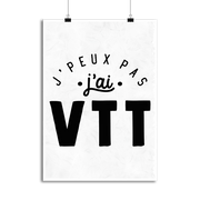 Affiche j'peux pas j'ai vtt 2