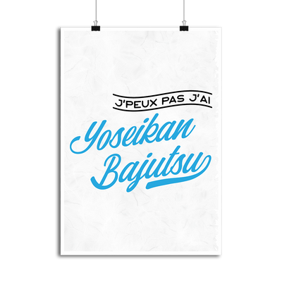 Affiche j'peux pas j'ai yoseikan bajutsu