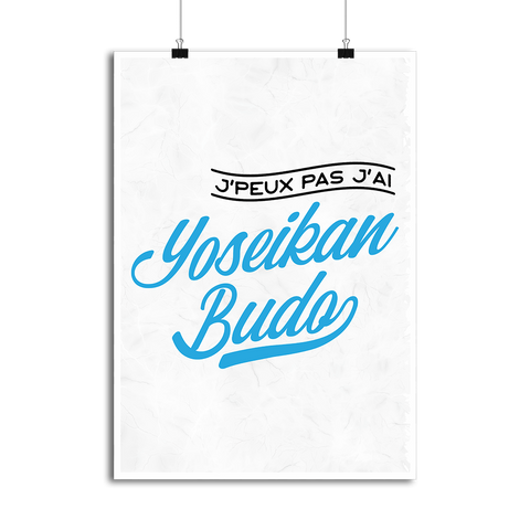 Affiche j'peux pas j'ai yoseikan budo
