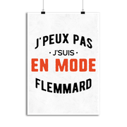 Affiche j'peux pas j'suis en mode flemmard