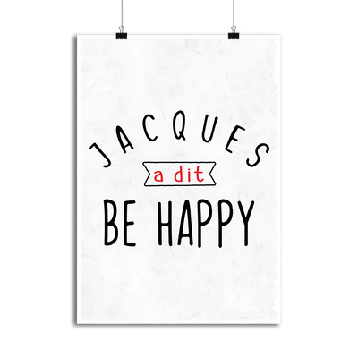 Affiche jacques a dit be happy