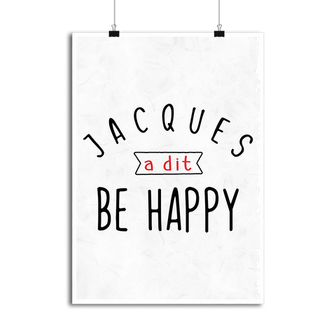 Affiche jacques a dit be happy
