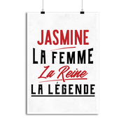 Affiche jasmine la femme la reine la légende
