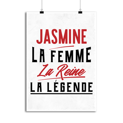 Affiche jasmine la femme la reine la légende