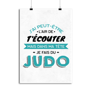 Affiche je fais du judo