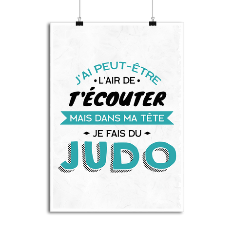 Affiche je fais du judo