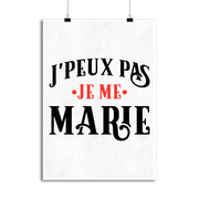 Affiche je me marie
