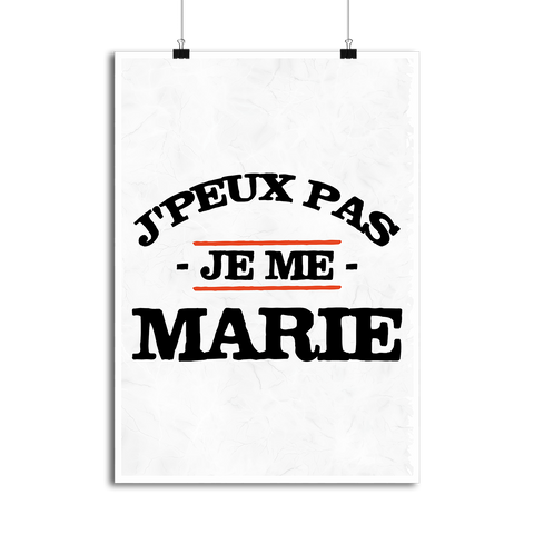 Affiche je me marie 2
