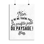 Affiche je ne me traîne pas