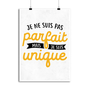 Affiche je ne suis pas parfait