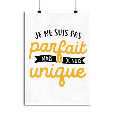 Affiche je ne suis pas parfait