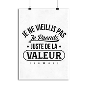 Affiche je ne vieillis pas