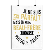 Affiche je suis beau-frère