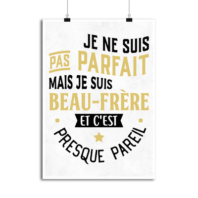 Affiche je suis beau-frère
