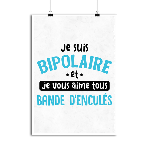 Affiche je suis bipolaire