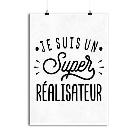Affiche je suis un super réalisateur