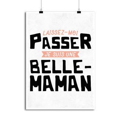 Affiche je suis une belle-maman