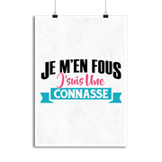 Affiche je suis une connasse