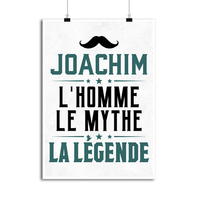Affiche joachim l'homme le mythe la légende