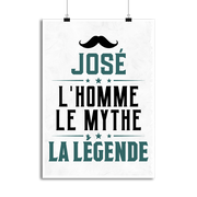 Affiche josé l'homme le mythe la légende