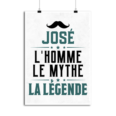 Affiche josé l'homme le mythe la légende