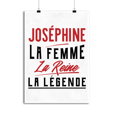 Affiche joséphine la femme la reine la légende