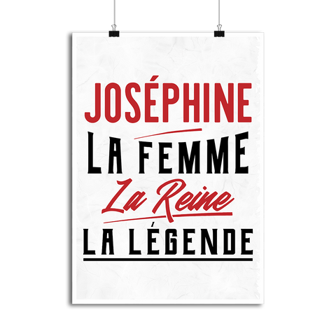 Affiche joséphine la femme la reine la légende
