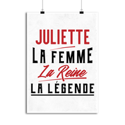 Affiche juliette la femme la reine la légende