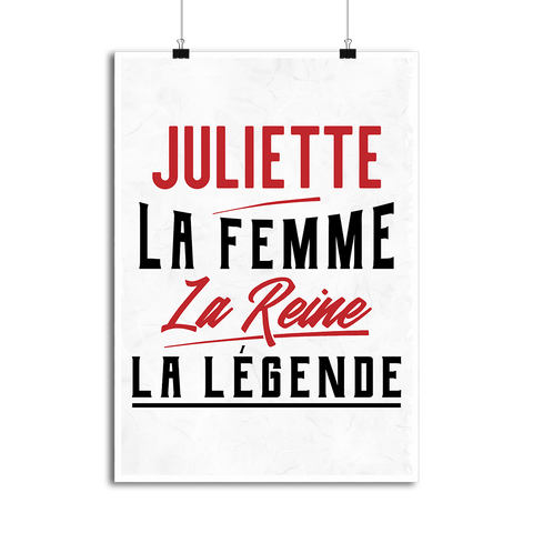 Affiche juliette la femme la reine la légende