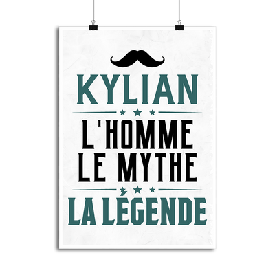 Affiche kylian l'homme le mythe la légende