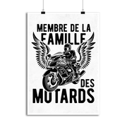 Affiche la famille des motards 2