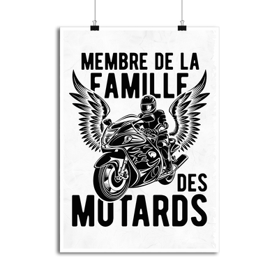 Affiche la famille des motards 2