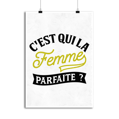 Affiche la femme parfaite 2