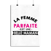 Affiche la femme parfaite est belle maman