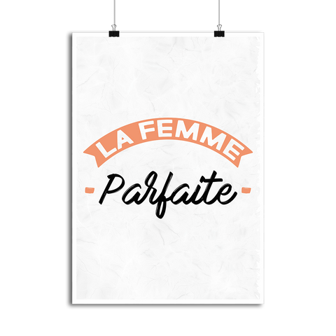 Affiche la femme parfaite