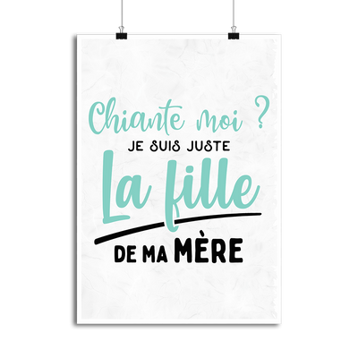 Affiche la fille de ma mère