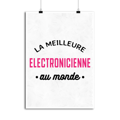 Affiche la meilleure électronicienne au monde