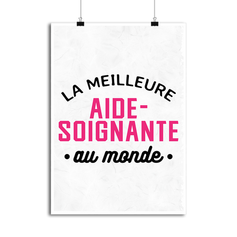 Affiche la meilleure aide-soignante au monde